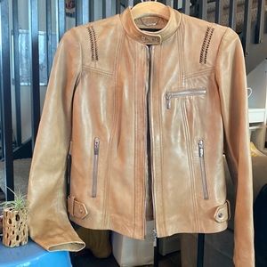 Leather Jacket. Bernardo leather jacket size S